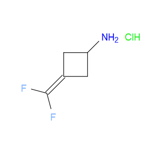 Cyclobutanamine, 3-(difluoromethylene)-, hydrochloride (1:1)