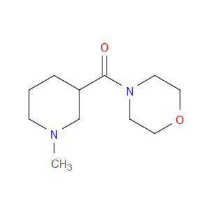 (1-Methyl-3-piperidinyl)-4-morpholinylmethanone