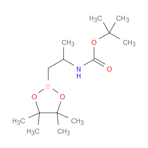 tert-butyl (1-(4,4,5,5-tetramethyl-1,3,2-dioxaborolan-2-yl)propan-2-yl)carbamate