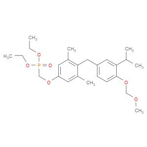 diethyl ((4-(3-isopropyl-4-(methoxymethoxy)benzyl)-3,5-dimethylphenoxy)methyl)phosphonate