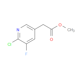 Methyl 6-chloro-5-fluoro-3-pyridineacetate