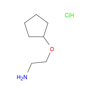 Ethanamine, 2-(cyclopentyloxy)-, hydrochloride (1:1)