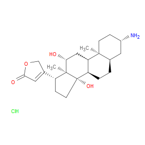 Card-20(22)-enolide, 3-amino-12,14-dihydroxy-, hydrochloride, (3β,5β,12β)-