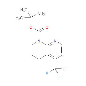 tert-butyl 5-(trifluoromethyl)-3,4-dihydro-1,8-naphthyridine-1(2H)-carboxylate
