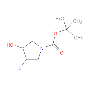 tert-butyl 3-fluoro-4-hydroxypyrrolidine-1-carboxylate