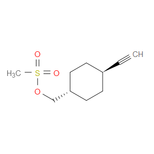 Cyclohexanemethanol, 4-ethynyl-, 1-methanesulfonate, trans-